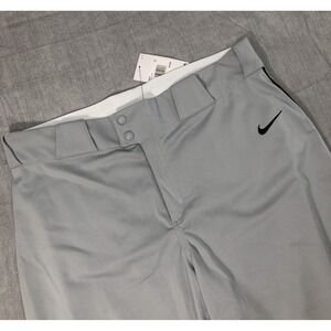 Nike Baseball Pants Mens XXL Gray Black Stripe‎ Knicker BQ9021-058 NEW